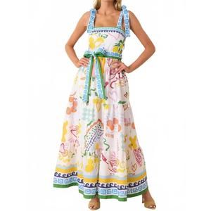 NEW PROSPERINA gemma maxi dress in summer spritz